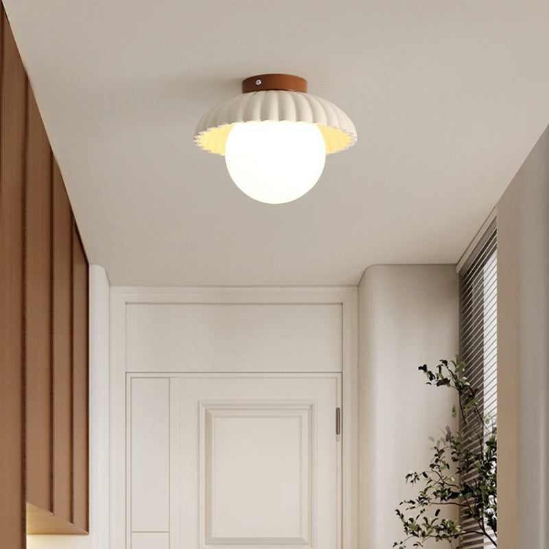 Nordic Iron 1-Light Semi-Flush Ceiling Light
