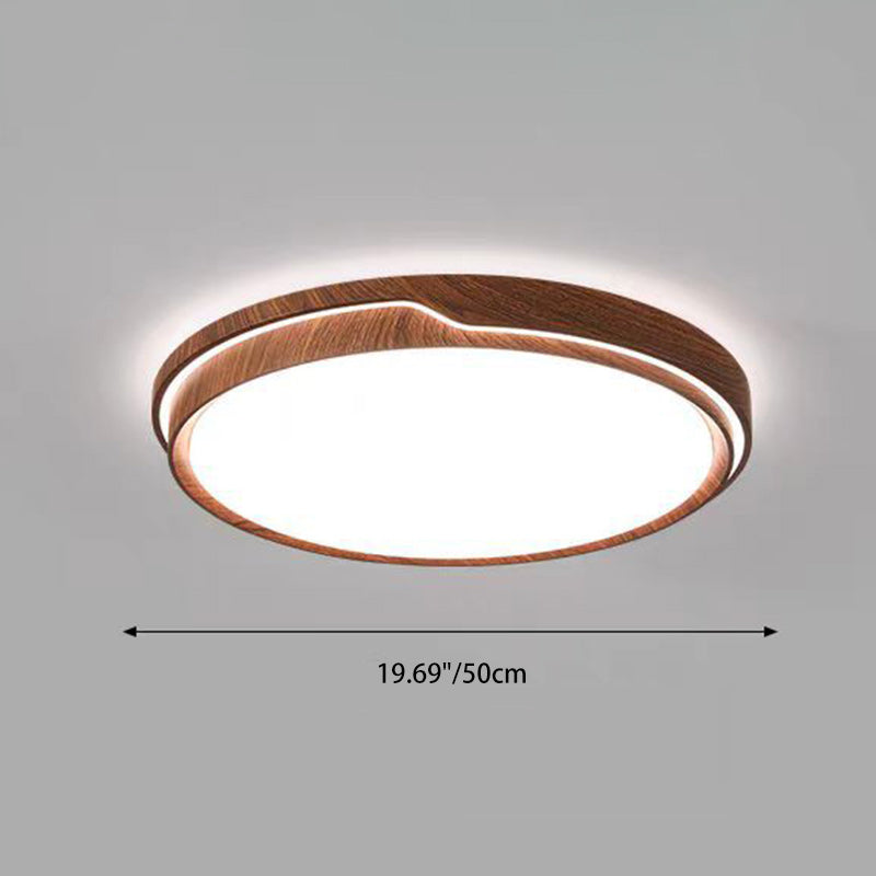 Minimalist Iron Flush Mount Light
