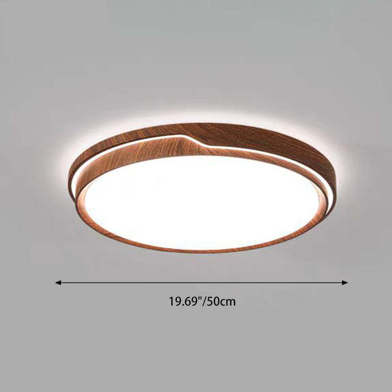 Minimalist Iron Flush Mount Light