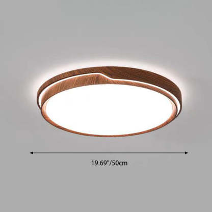 Minimalist Iron Flush Mount Light