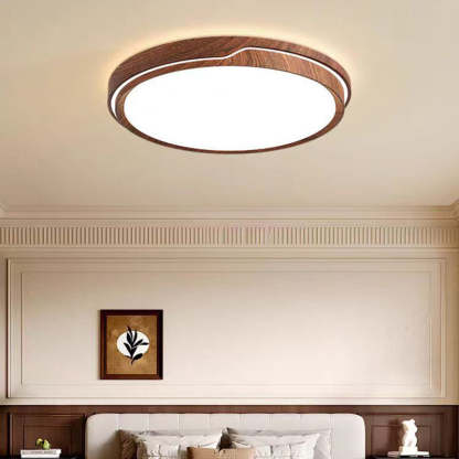 Minimalist Iron Flush Mount Light
