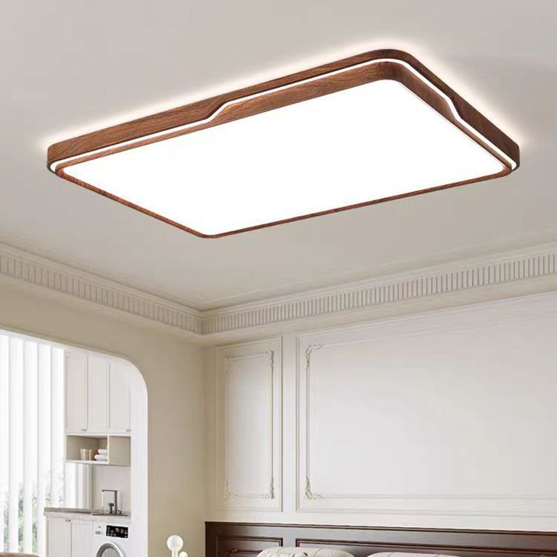 Minimalist Iron Flush Mount Light