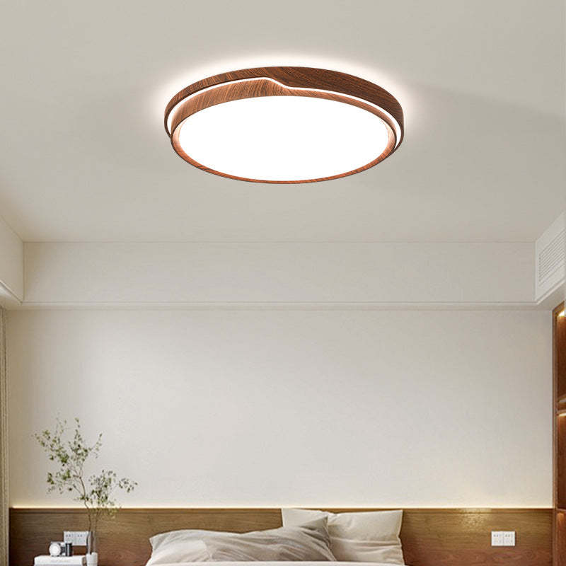 Minimalist Iron Flush Mount Light