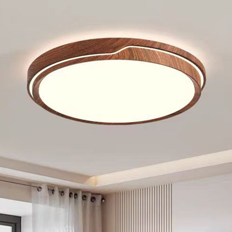 Minimalist Iron Flush Mount Light
