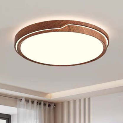 Minimalist Iron Flush Mount Light