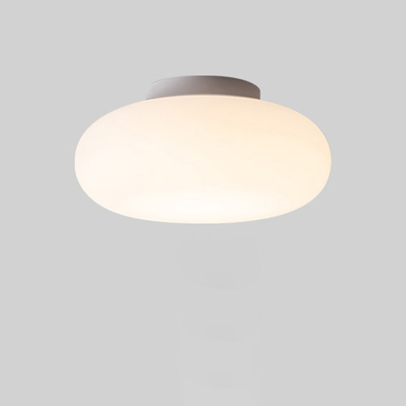Minimalist Iron Semi-Flush Ceiling Light