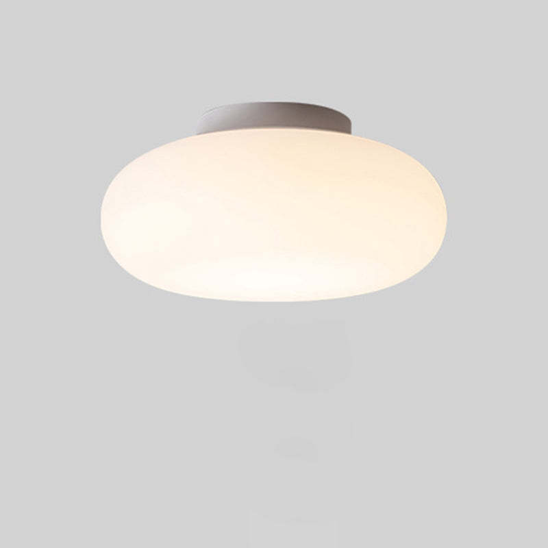 Minimalist Iron Semi-Flush Ceiling Light