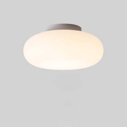 Minimalist Iron Semi-Flush Ceiling Light