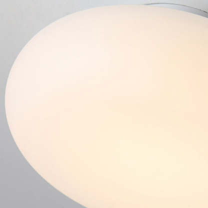 Minimalist Iron Semi-Flush Ceiling Light