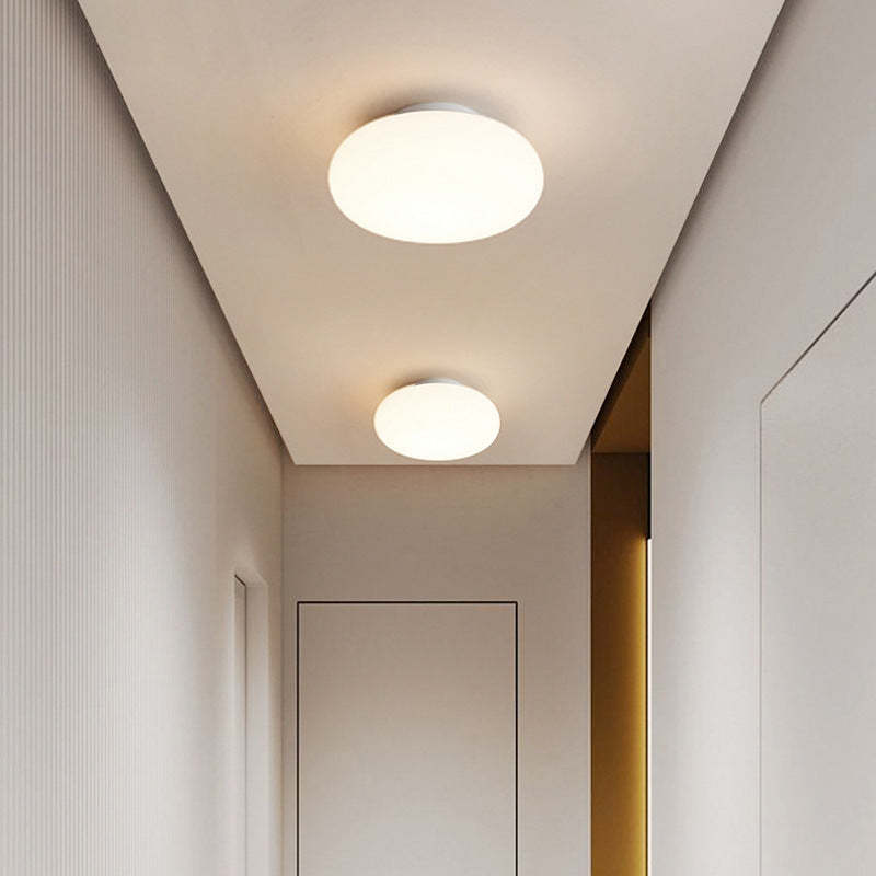Minimalist Iron Semi-Flush Ceiling Light — 220V-240V For UK/AU / Infinitely Dimmable