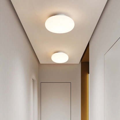 Minimalist Iron Semi-Flush Ceiling Light — 220V-240V For UK/AU / Infinitely Dimmable