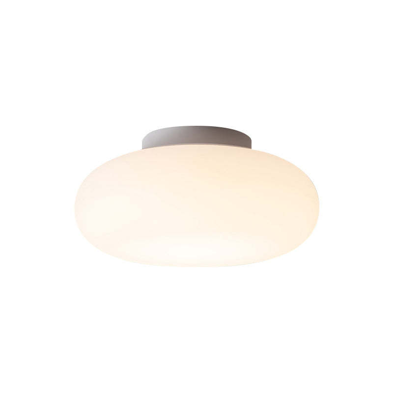 Minimalist Iron Semi-Flush Ceiling Light