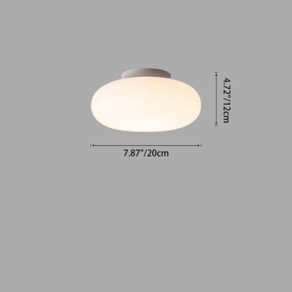 Minimalist Iron Semi-Flush Ceiling Light — 220V-240V For UK/AU / Infinitely Dimmable