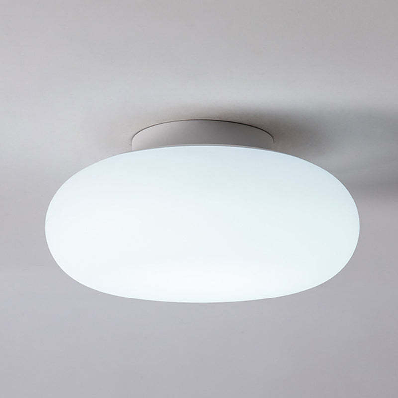 Minimalist Iron Semi-Flush Ceiling Light