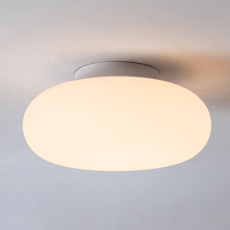 Minimalist Iron Semi-Flush Ceiling Light