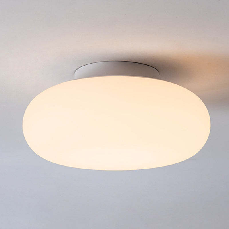 Minimalist Iron Semi-Flush Ceiling Light