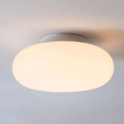 Minimalist Iron Semi-Flush Ceiling Light