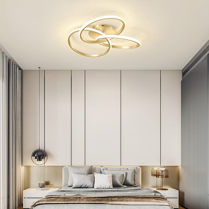 Contemporary Silicone Interlocking Ring Ceiling