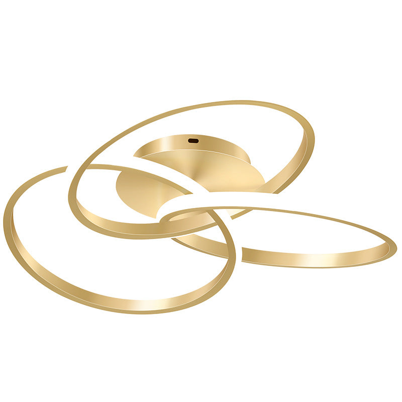 Contemporary Silicone Interlocking Ring Ceiling