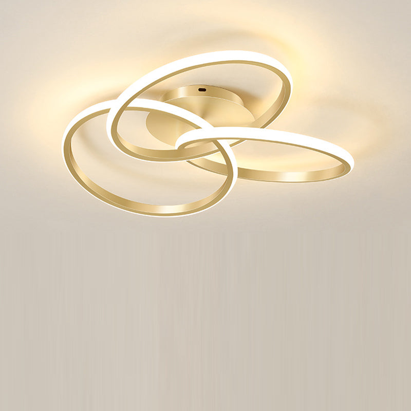 Contemporary Silicone Interlocking Ring Ceiling
