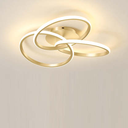 Contemporary Silicone Interlocking Ring Ceiling