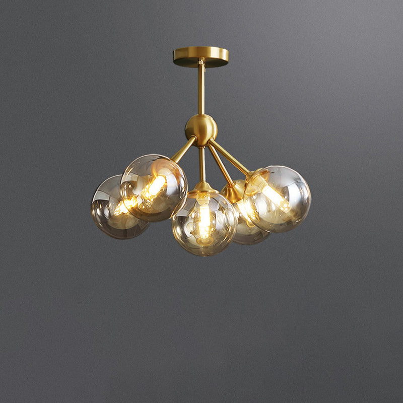 Scandinavian Branching Globe Ceiling Light