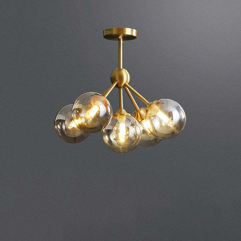 Scandinavian Branching Globe Ceiling Light