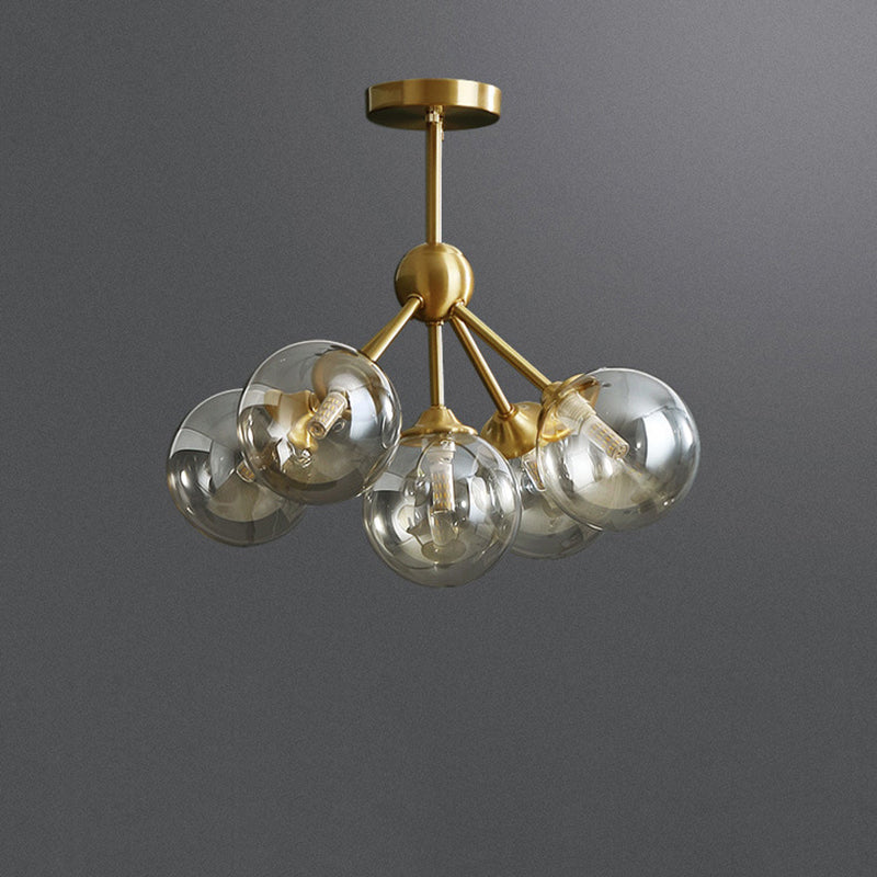Scandinavian Branching Globe Ceiling Light