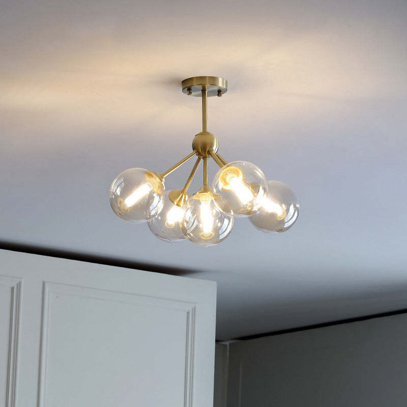 Scandinavian Branching Globe Ceiling Light