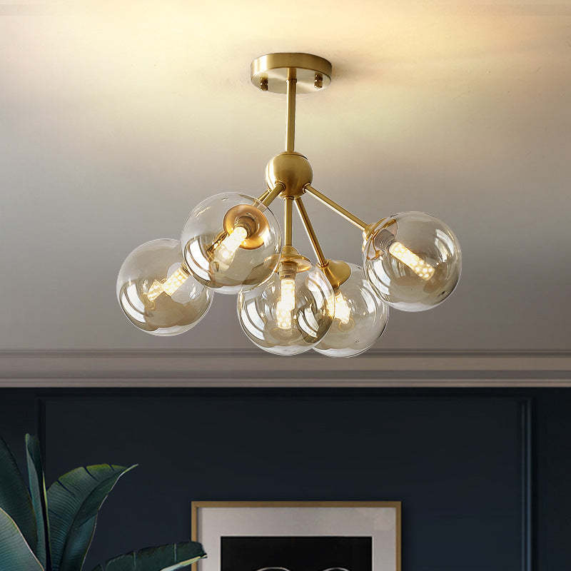 Scandinavian Branching Globe Ceiling Light