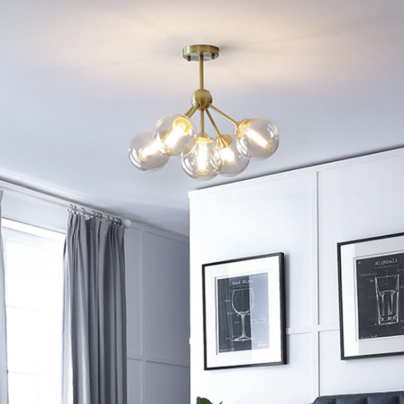 Scandinavian Branching Globe Ceiling Light