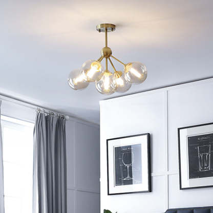 Scandinavian Branching Globe Ceiling Light
