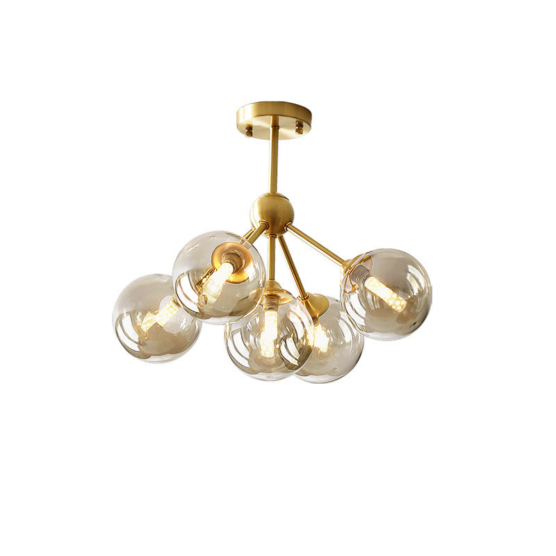 Scandinavian Branching Globe Ceiling Light