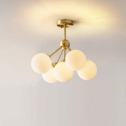 Scandinavian Branching Globe Ceiling Light