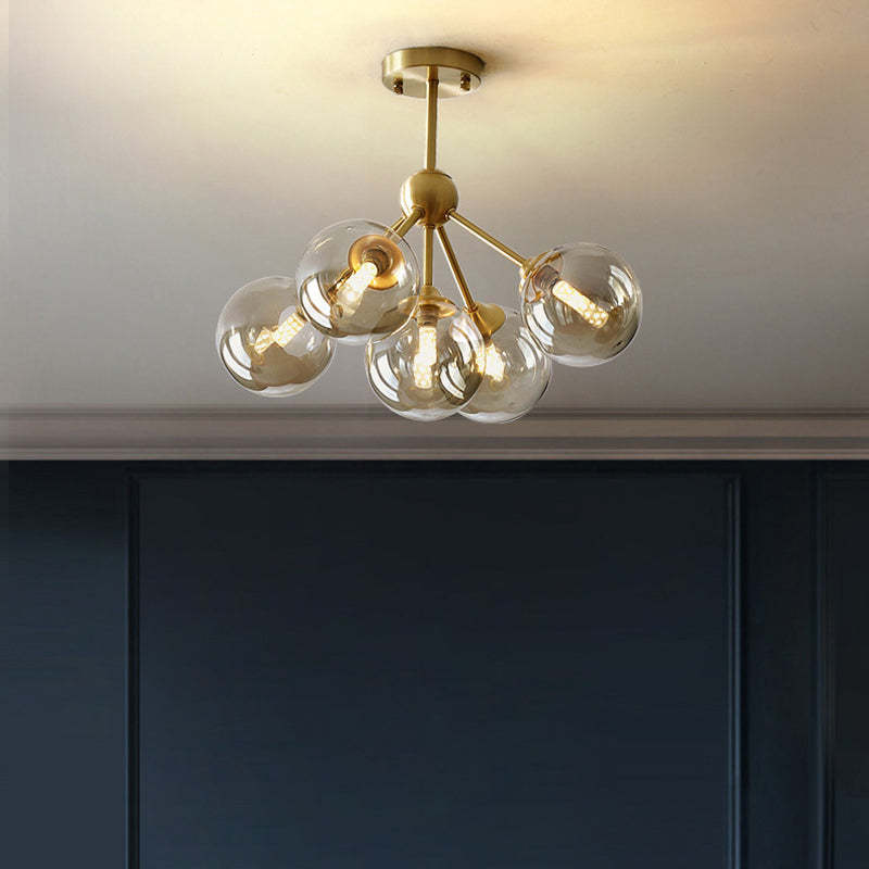 Scandinavian Branching Globe Ceiling Light