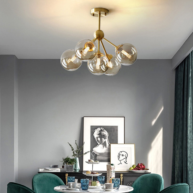 Scandinavian Branching Globe Ceiling Light