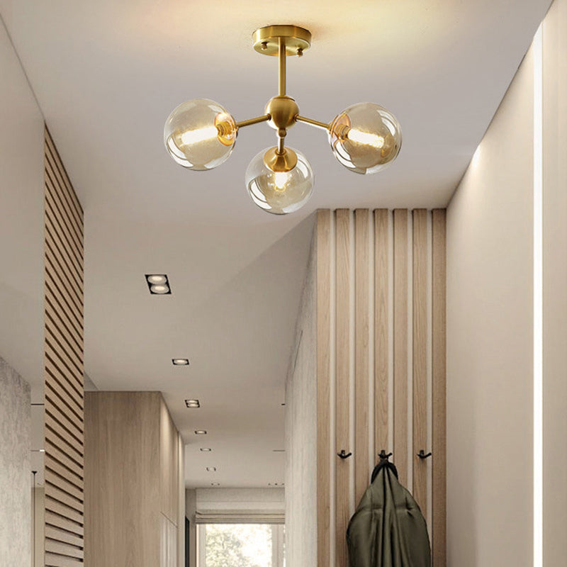 Scandinavian Branching Globe Ceiling Light