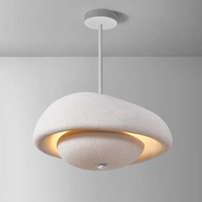 Japanese Resin Irregular Round Chandelier