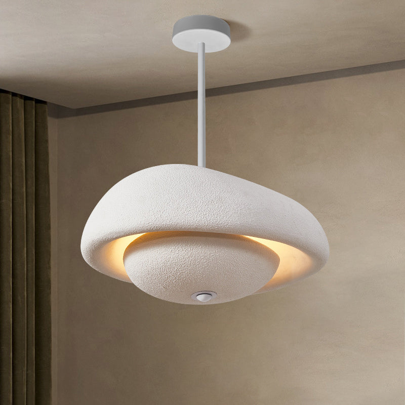 Japanese Resin Irregular Round Chandelier