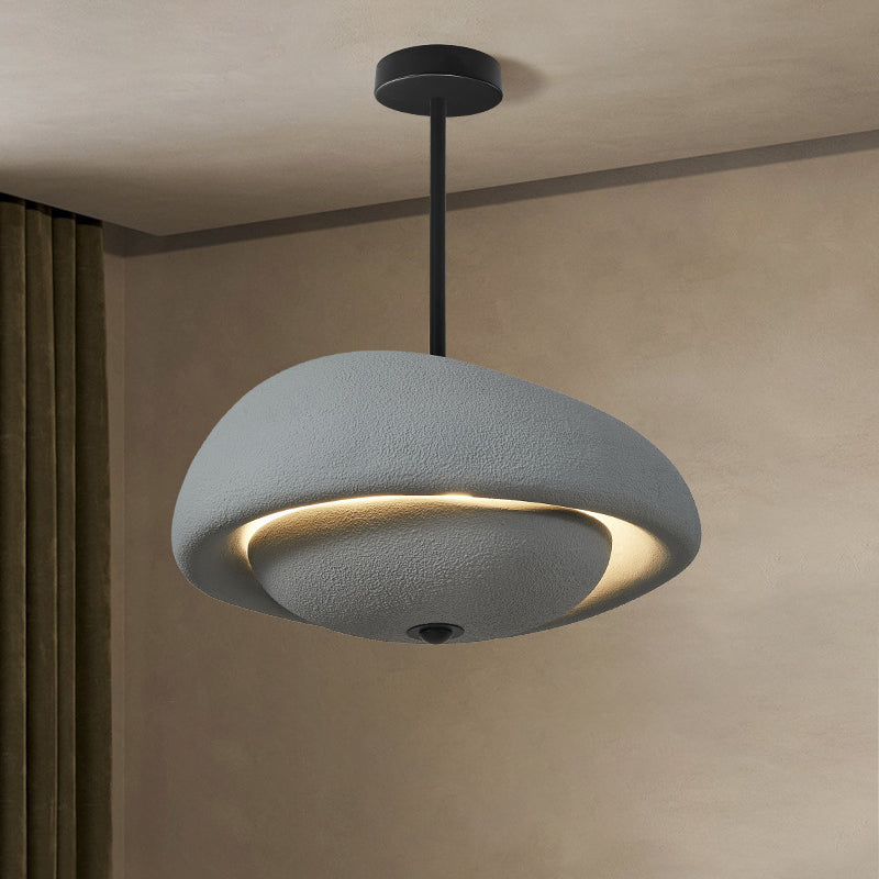 Japanese Resin Irregular Round Chandelier