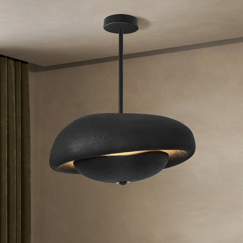 Japanese Resin Irregular Round Chandelier