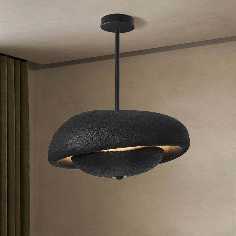 Japanese Resin Irregular Round Chandelier