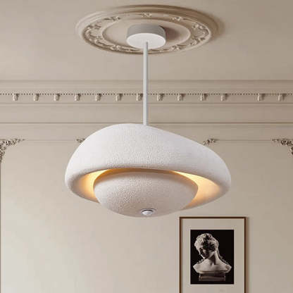 Japanese Resin Irregular Round Chandelier