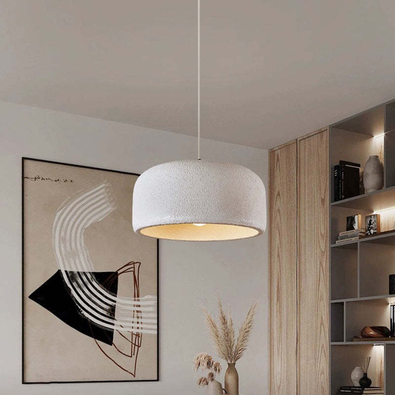 Traditional dome yellow pendant lighting, Lighom — 11.81" W x 78.74" L x 7.87" H / White / 110V-120V (US/CA
