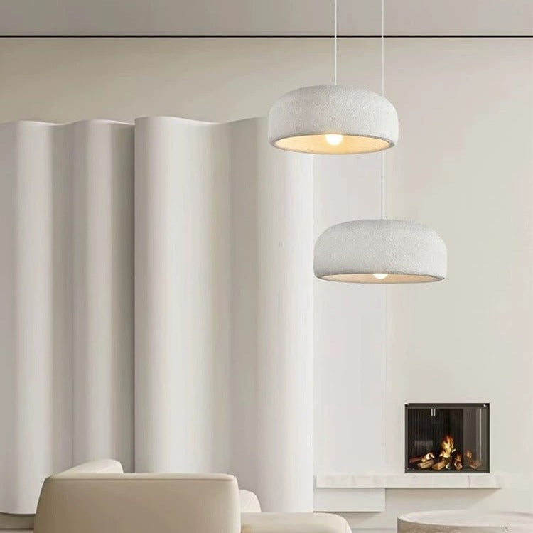 Japanese Resin Dome Pendant Light