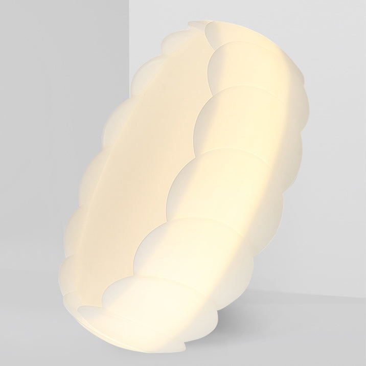 Contemporary Metal Round Wave LED Ceiling Light