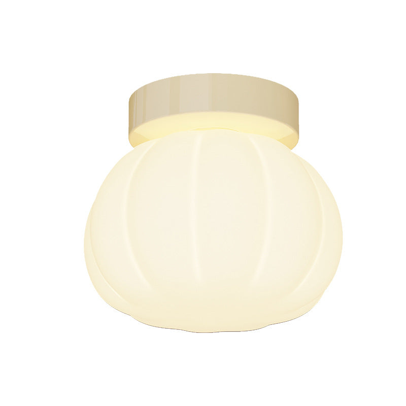 Minimalist Iron Pumpkin LED Ceiling Light