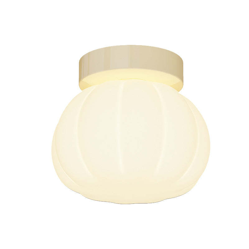 Minimalist Iron Pumpkin LED Ceiling Light