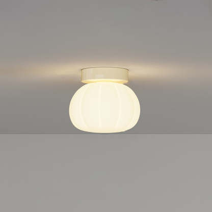Minimalist Iron Pumpkin LED Ceiling Light