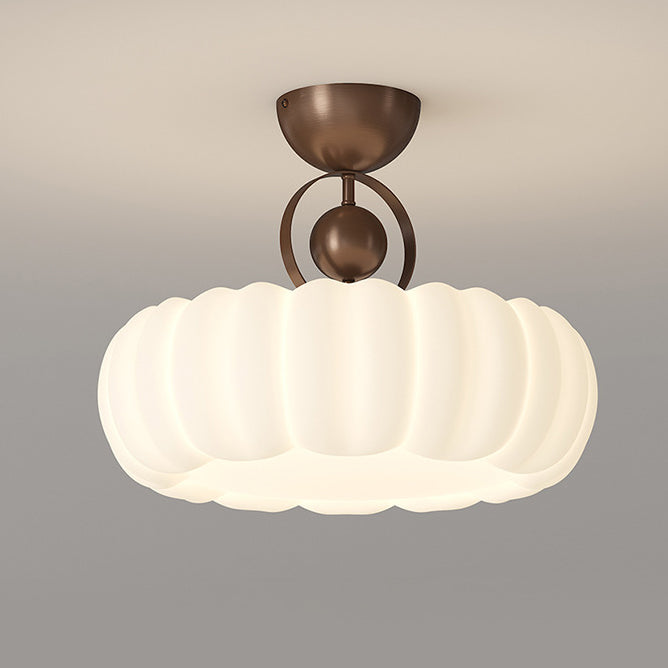 Modern Art Deco Bubble Feather Ceiling Light
